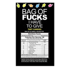 Bag Of Fucks I Have To Give - Bag of 25 - Fruit Flavoured Lollies - Bag of 25 Mini Packs