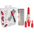 LOVELINE Diamond - Red - Red 8.3 cm USB Rechargeable Lipstick Vibrator