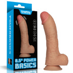 8.5 Inch Power Basics - Flesh 21.6 cm USB Rechargeable Vibrating Dong