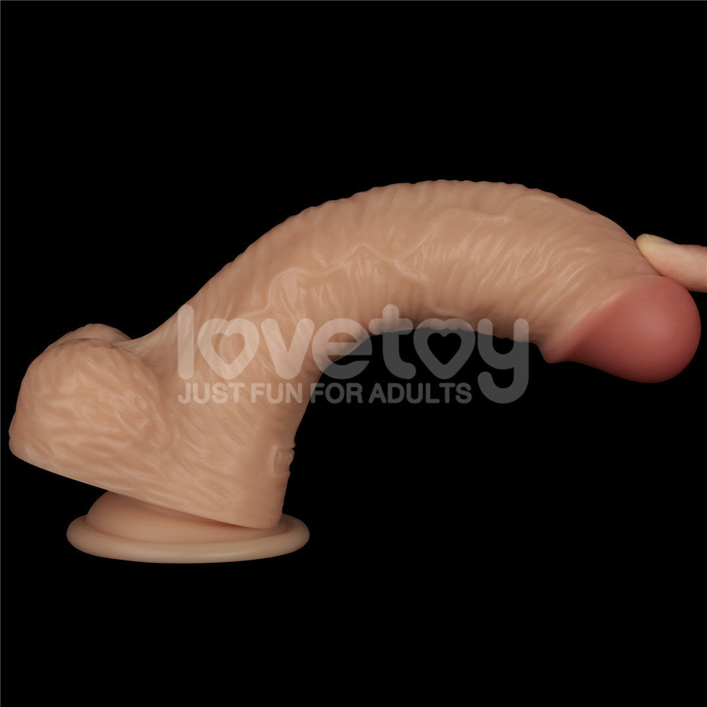 8.5 Inch Power Basics - Flesh 21.6 cm USB Rechargeable Vibrating Dong