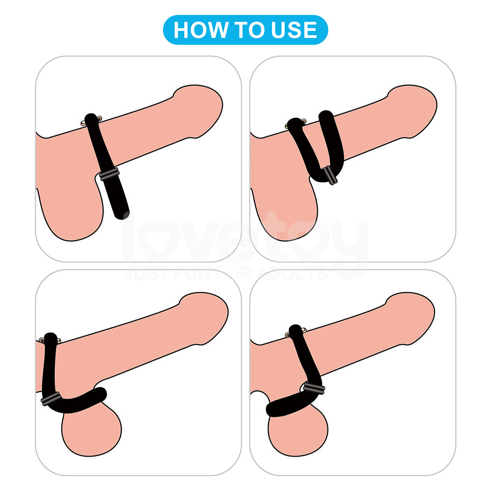 Pinnacle Pro Anyfit Plus Stretcher - Black Adjustable Cock Ring