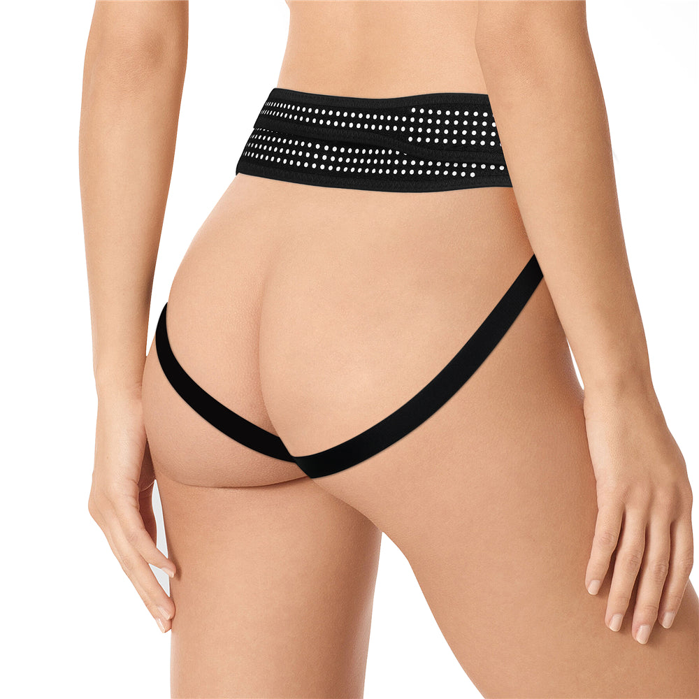 Ingen Easy Strap-On Harness - Black Adjustable Strap-On Harness (No Probe Included)