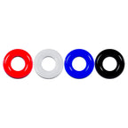 LEVELZ Multicolour Cock Ring Set - 4 Pack - Coloured Cock Rings - 4 Pack