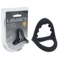 LEVELZ Soft Bead Grip Silicone Cock Ring - Black - Black Cock & Balls Rings