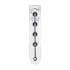 LEVELZ Round Anal Balls - XL - 50mm - Black 46.5 cm XL Anal Beads
