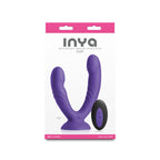INYA Duet - Purple - Purple USB Rechargeable Vibrating Double Dildo with Wireless Remote
