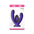 INYA Duet - Purple - Purple USB Rechargeable Vibrating Double Dildo with Wireless Remote