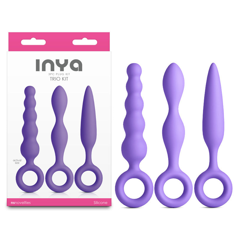 INYA Trio Kit - Purple - Purple Anal Plugs - Set of 3