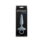 Renegade Maverick - Grey - Grey 15 cm USB Rechargeable Vibrating Butt Plug