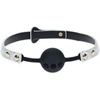OUCH! Florence Collection - Silicone Ball Gag - White Breathable Mouth Restraint