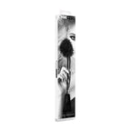 OUCH! Black & White Crop with Feather Tickler - Black 44 cm Feather Crop