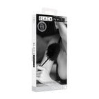 OUCH! Black & White Feather Tickler - Black Feather Crop