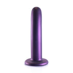 OUCH! Smooth Silicone G-Spot Dildo - 6'' / 14.5 cm - Metallic Purple 14.5 cm Dildo