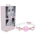 OUCH! Paris Collection - Silicone Ball Gag - Pink Breatheable Mouth Restraint