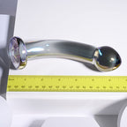 Playboy Pleasure JEWELS KING - Clear Glass 16.3 cm Dildo