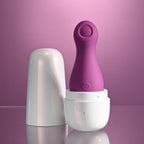 Playboy Pleasure THE JET SET - TAPPING - Purple 10.2 cm Tapping Stimulator with Charging Case