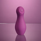 Playboy Pleasure THE JET SET - TAPPING - Purple 10.2 cm Tapping Stimulator with Charging Case