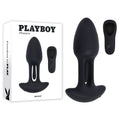 Playboy Pleasure RIM SHOT - Black 11.4 cm USB Rechargeable Vibrating Butt Plug