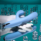 Playboy Pleasure UP AND AWAY - Blue 26.7 cm USB Rechargeable Rabbit Vibrator