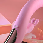 Playboy Pleasure RUB ME RIGHT - Pink 23.2 cm USB Rechargeable Thrusting Rabbit Vibrator