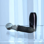 Playboy Pleasure BON VOYAGE - Black/Chrome 18.7 cm USB-C Rechargeable Tapping Vibrator