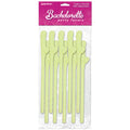 Bachelorette Party Favors - Dicky Sipping Straws - Glow in the Dark Straws - Set of 10