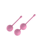 Passion Play Silicone Kegel Ball Set - Pink Kegel Balls - Set of 2 Items