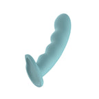 Passion Play Liquid Silicone Wavy Dildo - Blue - Blue 20.9 cm Dildo