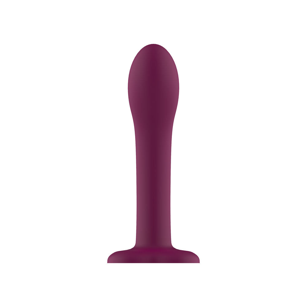 Passion Play Liquid Silicone Dildo - Purple - Purple 18 cm Dildo