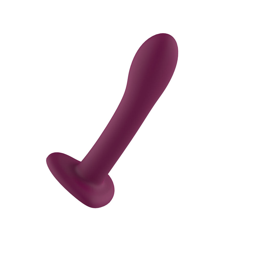 Passion Play Liquid Silicone Dildo - Purple - Purple 18 cm Dildo