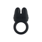 Passion Play Dual Motors Vibrating Cockring - Black USB Rechargeable Vibrating Cock Ring