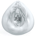 Pipedream Extreme Toyz Self Lubricating Sorority Snatch - Clear - Clear Vagina Stroker