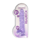RealRock 9'' Realistic Dildo With Balls - Purple 22.9 cm Dong