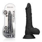 REALROCK 10'' Realistic Dong with Balls - Black - Black 25.4 cm Dong