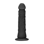 REALROCK 8'' Realistic Dildo - Black 20.3 cm Dong