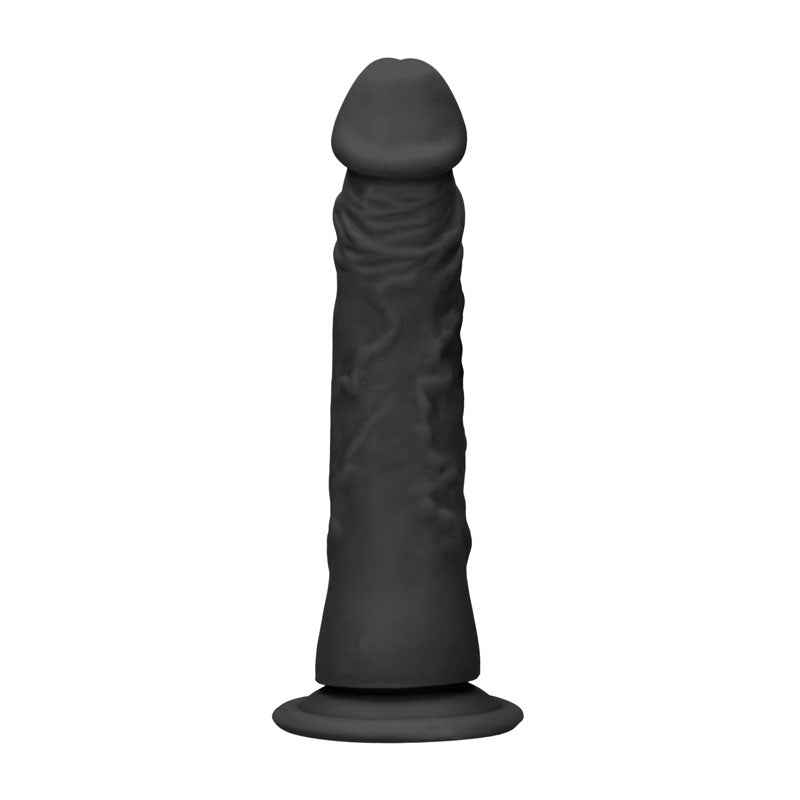 REALROCK 8'' Realistic Dildo - Black 20.3 cm Dong