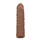REALROCK 7'' Penis Extender - Tan - Tan 17.8 cm Penis Extension Sleeve