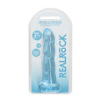 REALROCK Dildo With Suction - 17 cm - Blue - Blue 17 cm Dildo