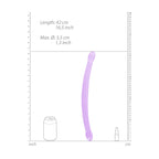 REALROCK Non Realistic Double Dong 17'' - Purple 42 cm Double Dong