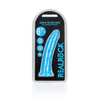 REALROCK 15.5 cm Slim Glow in the Dark Neon - Blue - Glow in Dark Blue 15.5 cm (6'') Dong