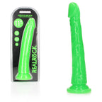 REALROCK 29 cm Slim Glow in the Dark Neon - Green - Glow in Dark Green 29 cm (11'') Dong