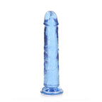 REALROCK 18 cm Straight Dildo - Blue - Blue 18 cm (7'') Dong