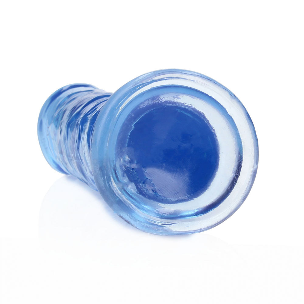 REALROCK 18 cm Straight Dildo - Blue - Blue 18 cm (7'') Dong