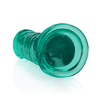 REALROCK 18 cm Straight Dildo - Turquoise - Turquoise 18 cm (7'') Dong