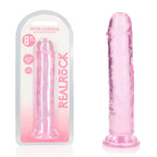 REALROCK 20 cm Straight Dildo - Pink - Pink 20 cm (8'') Dong