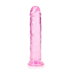 REALROCK 20 cm Straight Dildo - Pink - Pink 20 cm (8'') Dong