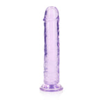 REALROCK 20 cm Straight Dildo - Purple - Purple 20 cm (8'') Dong
