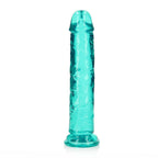 REALROCK 20 cm Straight Dildo - Turquoise - Turquoise 20 cm (8'') Dong