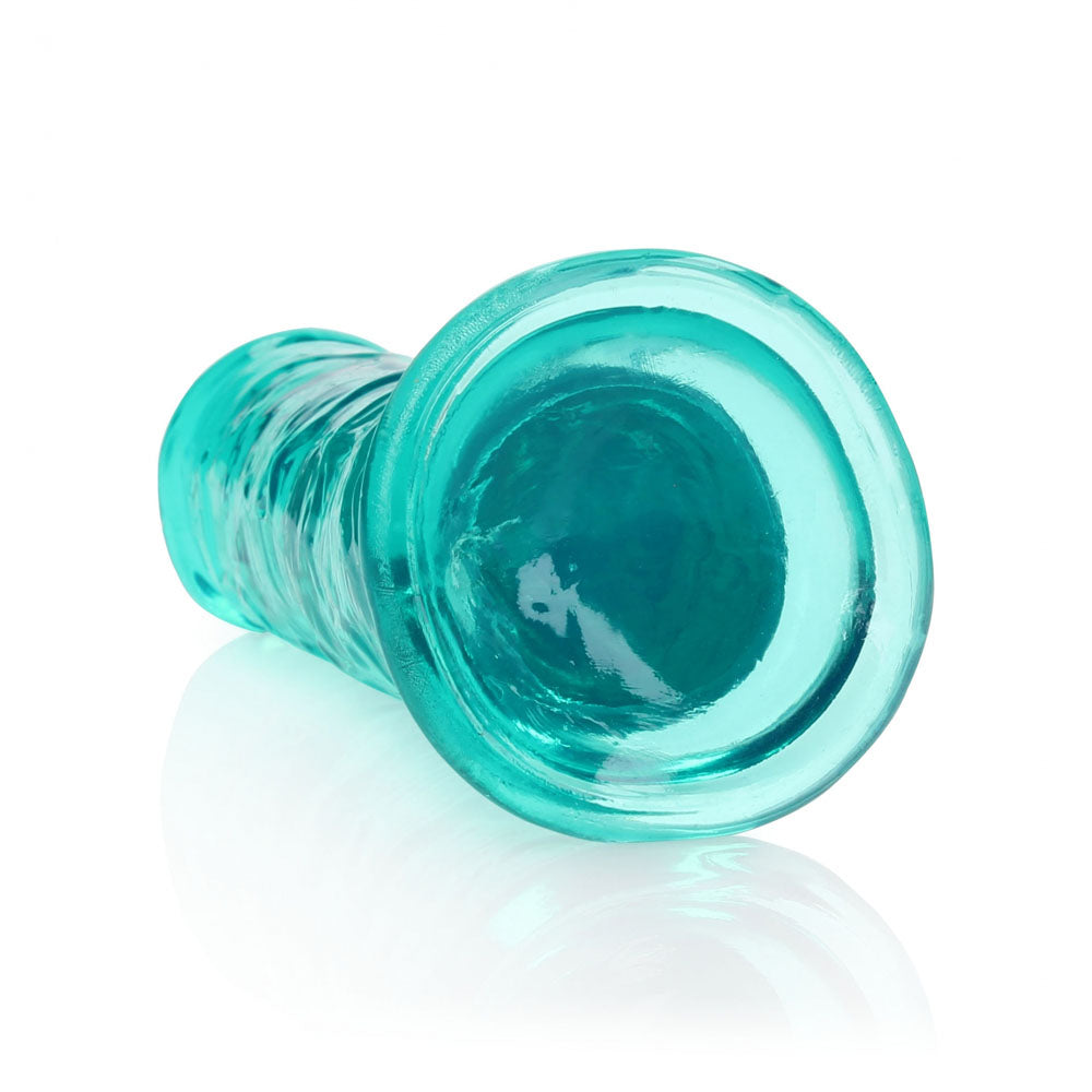 REALROCK 20 cm Straight Dildo - Turquoise - Turquoise 20 cm (8'') Dong
