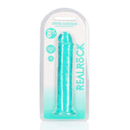 REALROCK 20 cm Straight Dildo - Turquoise - Turquoise 20 cm (8'') Dong
